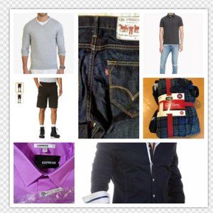 NWT MSRP$540+ Wholesale Men Clothing Major Designer Brand Names Great Lot